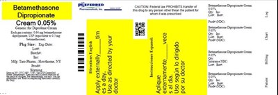 Betamethasone Dipropionate Cream 0.05 Percent